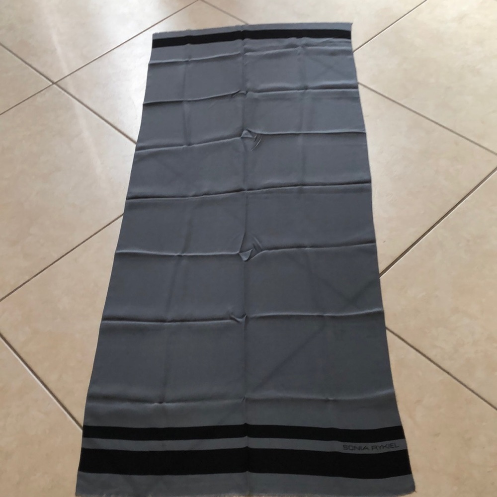 Sonia Rykiel 100% Silk Twill Scarf 🧣